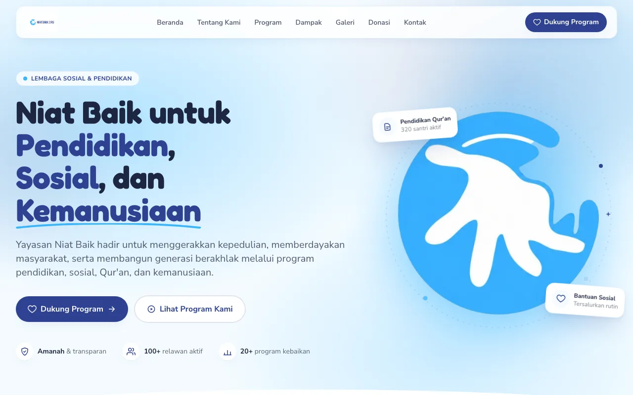 Yayasan Niat Baik preview